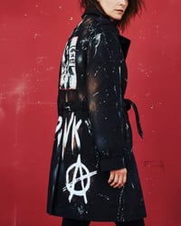 Image 2 of KARMA ¥ UNISEX ¥ UPCYCLED PUNK ¥IBIZA ¥TRENCH¥ 
