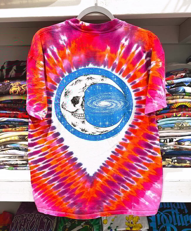 Grateful Dead 1988 Jerry Jaspar Sun Moon T-Shirt - Fits L