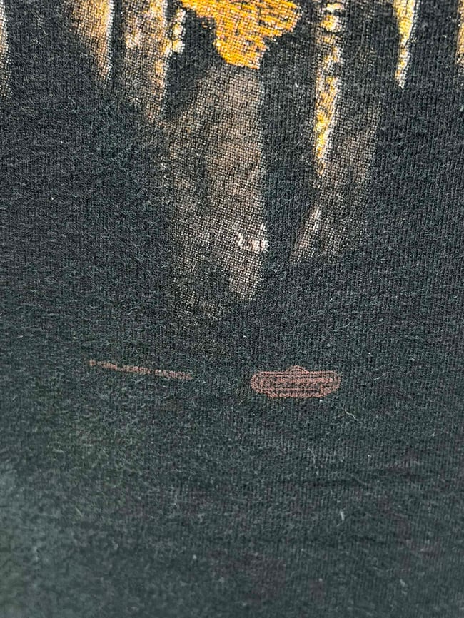 Jerry Garcia 1993 Optical Illusion T-Shirt - Size XL