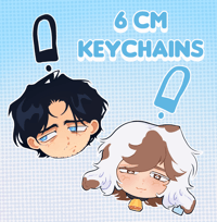 Mr. A Farm Head Keychains 