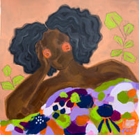 Image 1 of Her Mind Wanders - Original Painting 