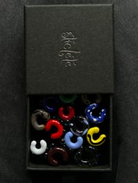Image 5 of New Drop Murano Glass Ear Cuffs