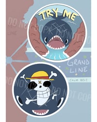 Image 2 of Snow, Sea, and Sniper Vinyl/Holographic Stickers [PRE-ORDER]