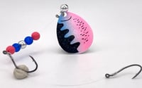 Pink Panic  Premium Hand Tied Walleye Crawler Harnesses