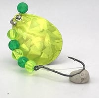 Radiant Chartreuse Premium Hand Tied Walleye Crawler Harnesses