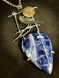 Image 2 of Raven with Sodalite