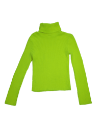 Image 2 of Highlighter turtleneck