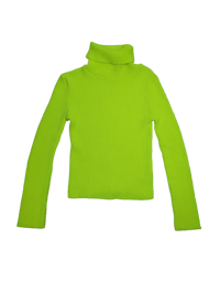 Image 1 of Highlighter turtleneck