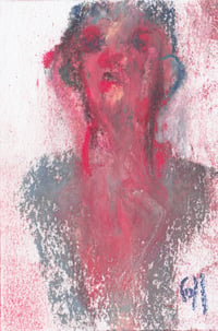 Image 2 of Craning To See - Soft Pastels and Charcoal on Paper  