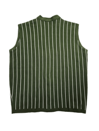 Image 2 of Olive Striped Vest