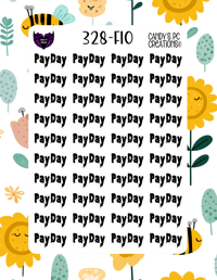 Image 11 of Pay Day Planner Sticker Font F-F24