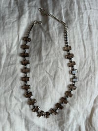 Image 2 of Smoky Quartz and Freshwater Pearl Necklace