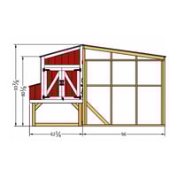 Image 4 of Chicken Coop & Run Plans DIY Walk in Large Modern Coop-Run Design Backyard Build Guide