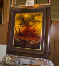 Image 1 of "Vesper Swarm" - original oil painting from "Sorcery: Contested Realm"