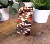 Image 1 of Handmade Cellphone Stand/Dock, Camo, men, phone, iphone, samsung, android, cell, gift, accessory