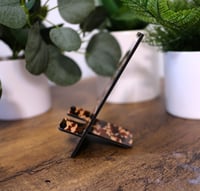 Image 2 of Handmade Cellphone Stand/Dock, Camo, men, phone, iphone, samsung, android, cell, gift, accessory