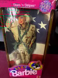 Army Barbie Doll Stars 'n Stripes.  They're in the Army Now