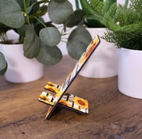 Image 2 of Handmade Cellphone Stand/Dock, sunflowers, yellow, iphone, samsung, android, gift, phone, charging