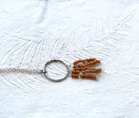 Image 5 of Sacred Myrrh Bead Silver Talisman Necklace