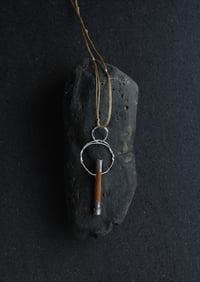 Image 3 of An Ode to Wood and Silver Necklace