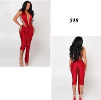 Red Sexy jumpsuit 