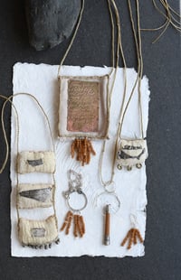 Image 4 of An Ode to Wood and Silver Necklace