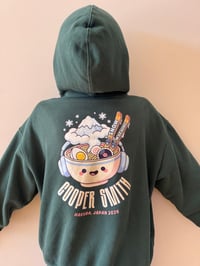 Image 1 of Snow Machine festival hoodie Bottle Green (Large)