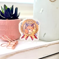 Image 2 of You’re Doing Your Best Ribbon Holographic Die-Cut Sticker