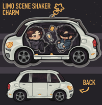 PREORDER | in-ho + gi-hun s1 limo scene 4 inch shaker charm (squid game)