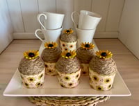 Image 1 of Rustic Cupcakes - set of three - Sunflowers