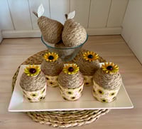Image 2 of Rustic Cupcakes - set of three - Sunflowers