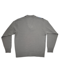 Image 2 of Vintage grey and blue argyle sweater