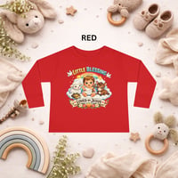 Image 4 of Little Blessing Toddler Long Sleeve Tee – "Loved by Jesus" Christian Kids Shirt