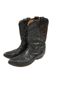 Image 1 of Black leather boots