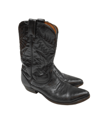 Image 2 of Black leather boots