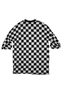 Image 2 of Free Your Mind checkered tee