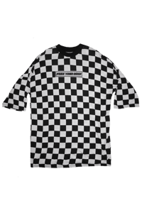 Image 1 of Free Your Mind checkered tee