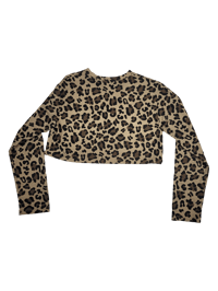 Image 2 of Leopard crop top