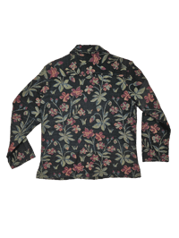 Image 2 of Black Floral Jacket