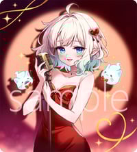 Image 1 of Minto Red Dress acrylic block