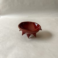 Image 1 of Spikey Trinket Dish - Cabernet