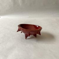 Image 2 of Spikey Trinket Dish - Cabernet