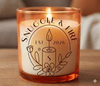 Image 1 of Scented soy wax hand poured candle.