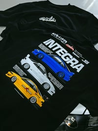 Image 2 of CHRNCLS "Hyper REV" Tribute Integra T-Shirt BLACK