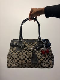 Image 1 of 2008 Coach Signature Hampton Carryall bag