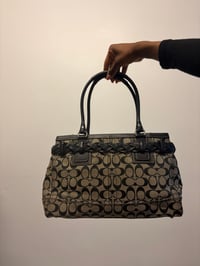 Image 2 of 2008 Coach Signature Hampton Carryall bag
