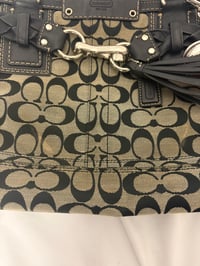 Image 7 of 2008 Coach Signature Hampton Carryall bag