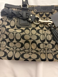 Image 8 of 2008 Coach Signature Hampton Carryall bag