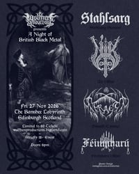 A Night Of British Black Metal - November 27th