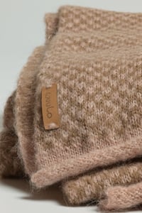 Image 5 of brushed alpaca and silk throw